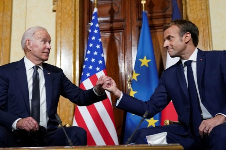 Biden ve Macron, Rusya-Ukrayna krizini konuştu