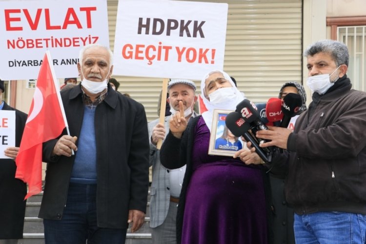 Diyarbakır'da evlat n&ouml;betinde aile sayısı 258 oldu