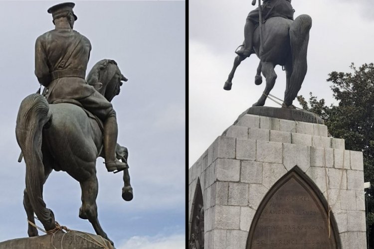 Atat&uuml;rk Anıtı'na saldıran kişiler tutuklandı