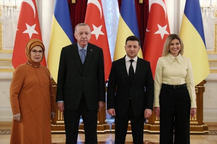 Ukrayna Cumhurbaşkanı Zelenski'den Erdoğan'a ge&ccedil;miş olsun mesajı