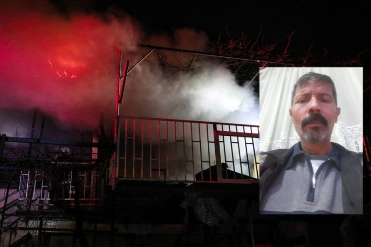 Antalya'da yalnız yaşayan engelli adam, yangında &ouml;ld&uuml;