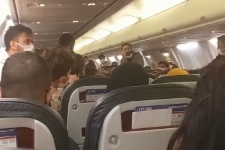 U&ccedil;akta ş&uuml;pheli durum gergin anlara neden oldu