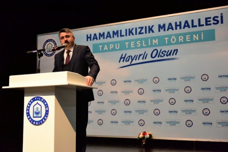 Başkan Yılmaz: 2022'de 33 bin kişi tapularına kavuşacak