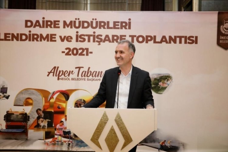 Başkan Taban: İneg&ouml;l i&ccedil;in en iyisini yapmakla m&uuml;kellefiz