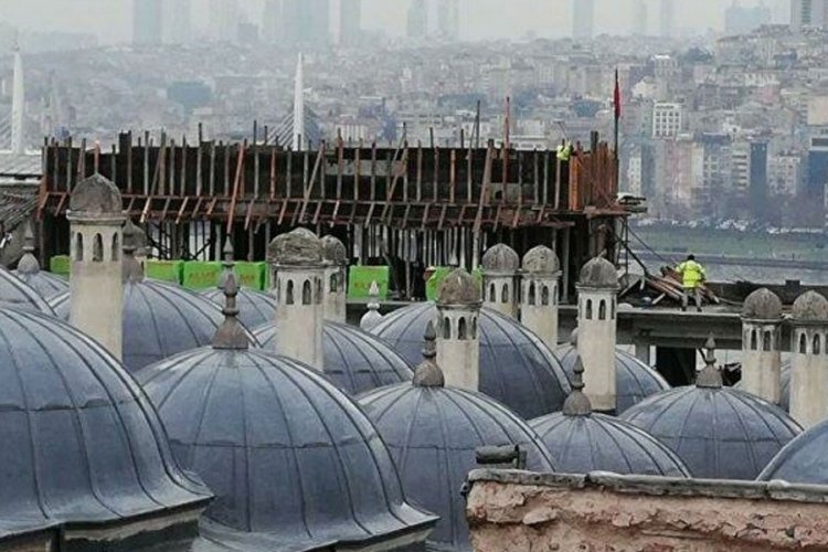 İlim Yayma Vakfı'ndan S&uuml;leymaniye'nin siluetini bozan inşaata hakkında a&ccedil;ıklama