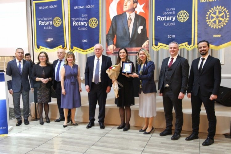 Yıldırım Bayezid'in Rotary Meslek Hizmet &Ouml;d&uuml;lleri sahiplerini buldu