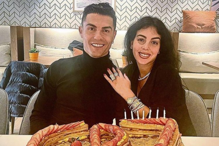 Cristiano Ronaldo sevgilisi Georgina Rodriguez doğum gününü kutladı