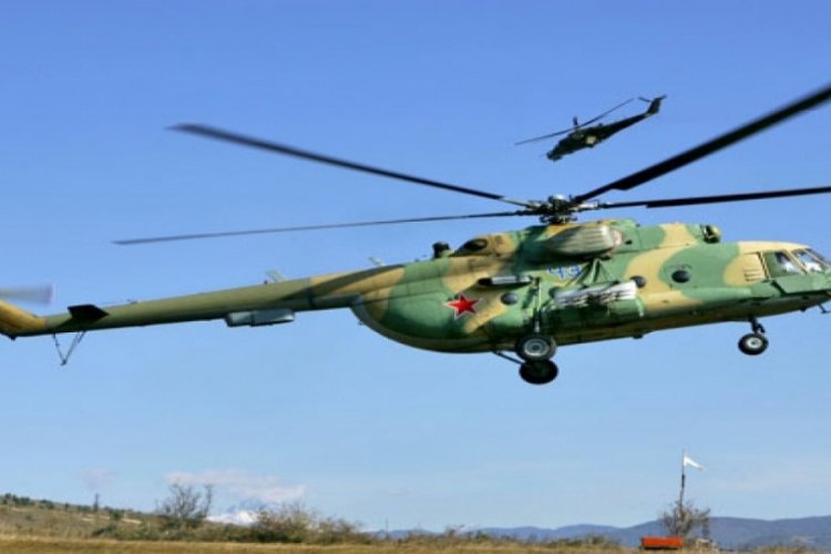 MSB: Mahsur kalan asker ve belediye personelleri i&ccedil;in helikopter g&ouml;revlendirildi