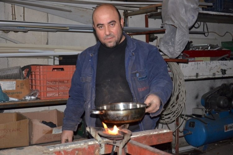 Kahramanmaraşlı esnaftan 10 liralık benzinle ısıtma hedefi