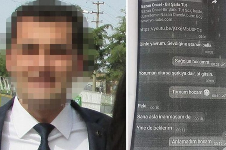 &Ouml;ğretmenden &ouml;ğrenciye 'mesajlı' taciz