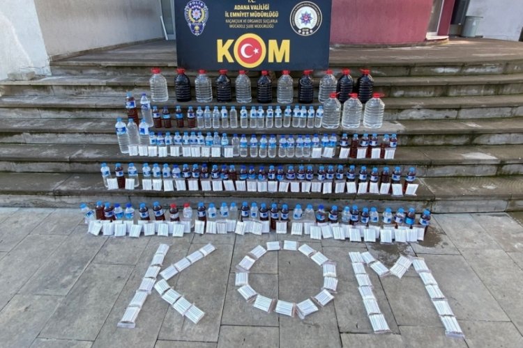 445 litre ka&ccedil;ak etil alkol ele ge&ccedil;irildi!