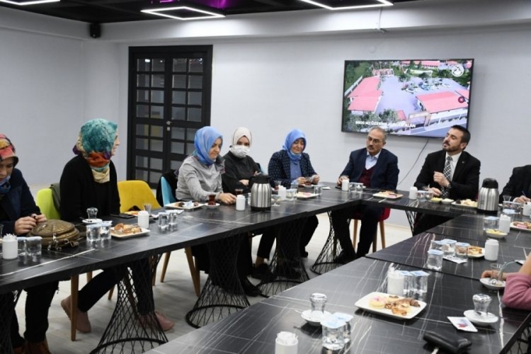 Başkan Tanır Kestelli kadınlarla bir araya geldi