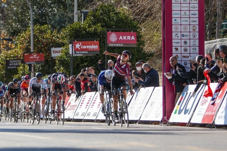 Tour of Antalya'nın 2'nci etabını Dusan Rajovic kazandı