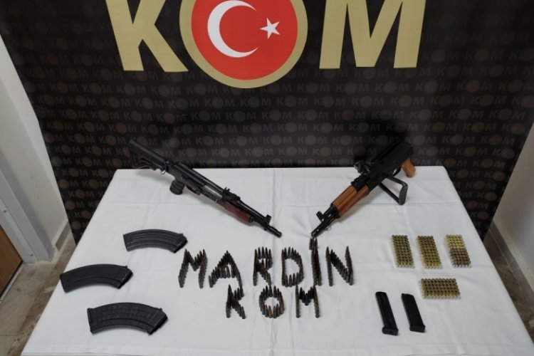 Mardin Kızıltepe'de uzun namlulu silah ele ge&ccedil;irildi