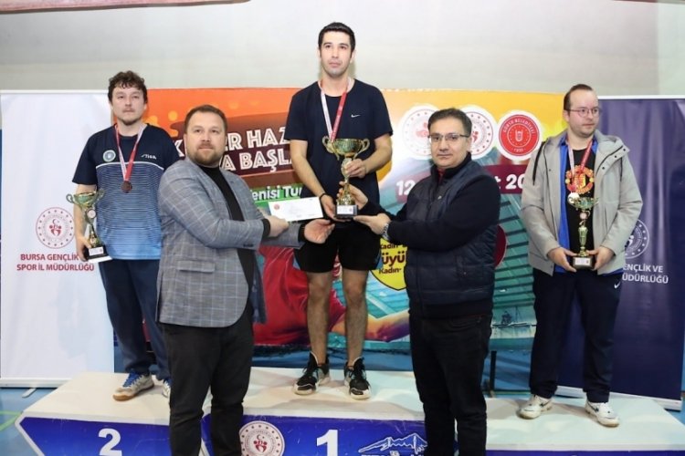 Bursa'da Bireysel Masa Tenisi Turnuvası d&uuml;zenlendi!