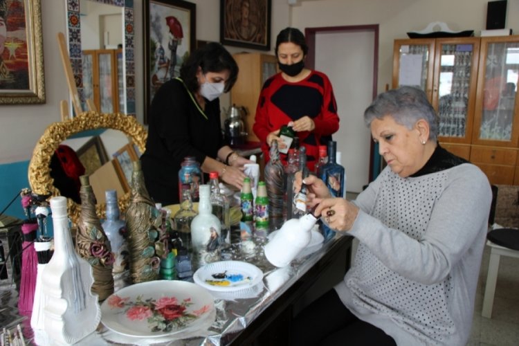Terapinin yeni y&ouml;ntemi atık şişeler...