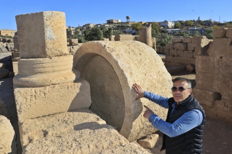 Mardin'de Dara Antik Kenti'nin yeni buluntuları ortaya &ccedil;ıktı
