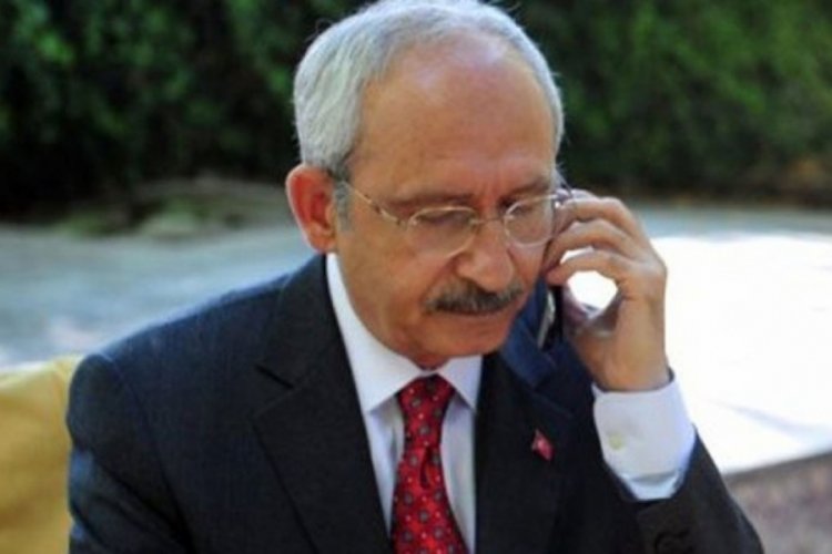 CHP lideri Kılı&ccedil;daroğlu'ndan Davutoğlu'na taziye telefonu