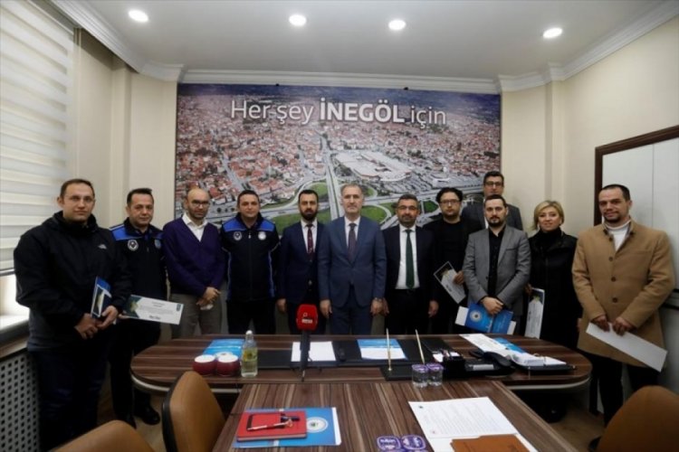 Bursa İneg&ouml;l'de personellere &ouml;d&uuml;l