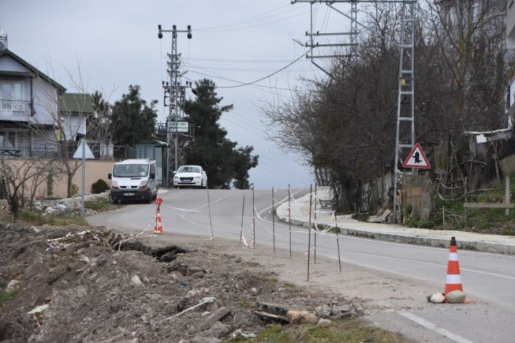 Sinop'ta vatandaşlar heyelanlar sebebiyle tedirgin