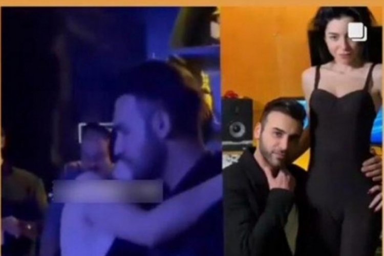Merve Boluğur, Emre Kaya ile samimi bir şekilde dans etti