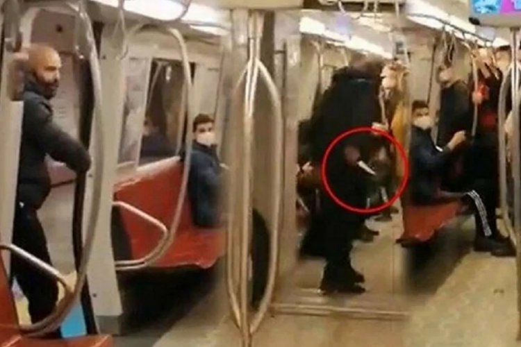 Metrodaki bı&ccedil;aklı saldırgan saldırısını kabul etmedi