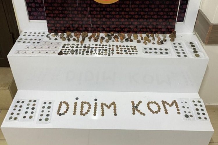 Aydın'da koleksiyonerin evinde tarihi eser ele ge&ccedil;irildi