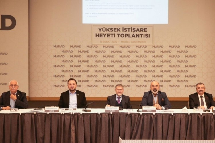 Bakan Nureddin Nebati, M&Uuml;SİAD istişare toplantısına katıldı