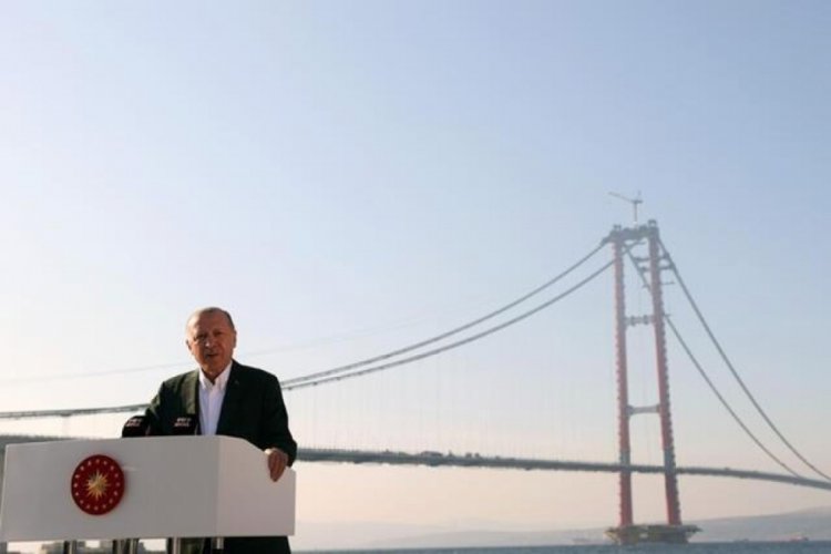 Cumhurbaşkanı Erdoğan duyurdu: 1915 &Ccedil;anakkale K&ouml;pr&uuml;s&uuml; 18 Mart'ta a&ccedil;ılacak