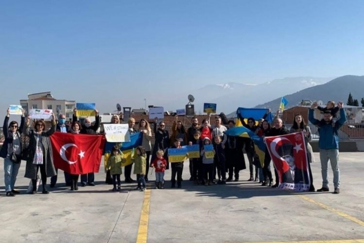 Bursa'dan 'savaş istemiyoruz' &ccedil;ağrısı