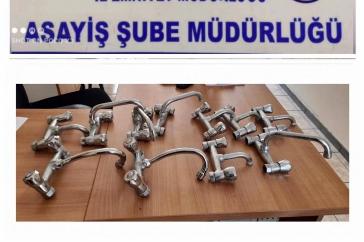 Cami musluklarını &ccedil;alan şahıslar yakalandı
