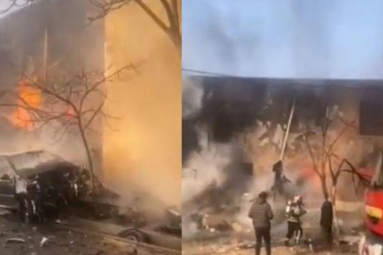 İran Tebriz'de savaş u&ccedil;ağı d&uuml;şt&uuml;