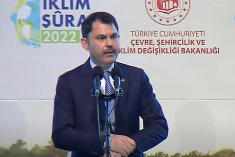 Bakan Kurum'dan iklim kanunu a&ccedil;ıklaması