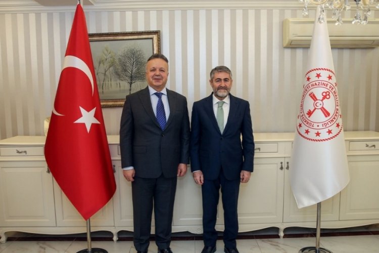 İhracat&ccedil;ılardan Bakan Nebati'ye ziyaret
