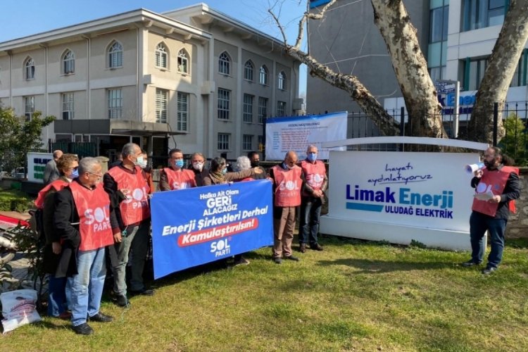 Bursa'da SOL Parti'den 'enerji' basın a&ccedil;ıklaması
