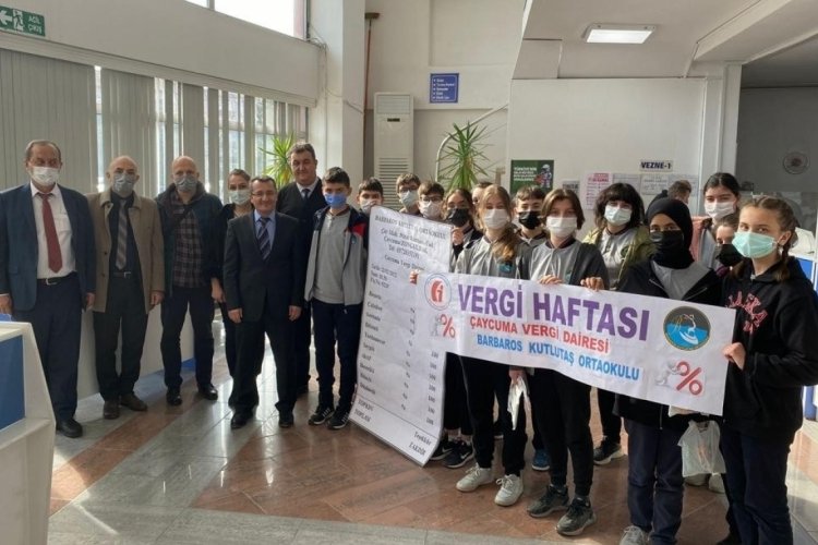 Zonguldak'da &ouml;ğrencileri vergiler hakkında bilgilendirildi