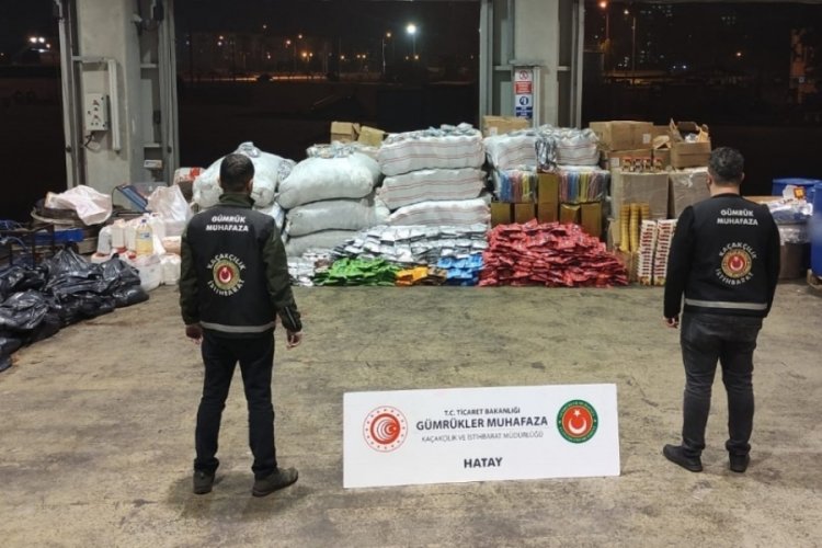 Hatay'da tonlarca ka&ccedil;ak t&uuml;t&uuml;n ele ge&ccedil;irildi