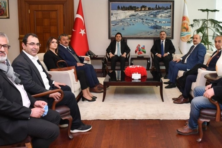 Hocalı Katliamı'nın yıl d&ouml;n&uuml;m&uuml;nde Azerbaycan Ankara B&uuml;y&uuml;kel&ccedil;isi, Denizli'ye gitti
