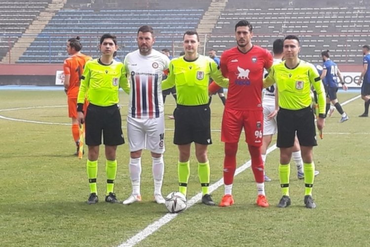 Karacabey Belediyespor &ccedil;ıkışını s&uuml;rd&uuml;rd&uuml;