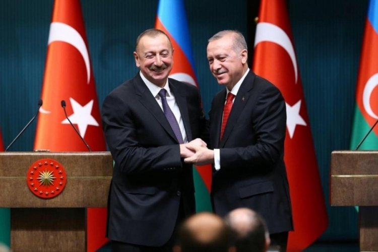 Cumhurbaşkanı Erdoğan, İlham Aliyev'le g&ouml;r&uuml;şt&uuml;