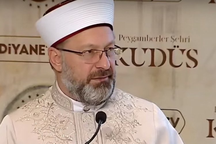 Erbaş: Kud&uuml;s davamızı g&uuml;ndeme getirmeye devam ediyoruz