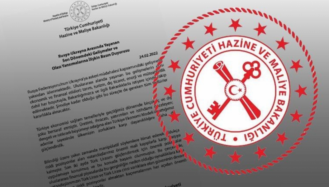 Hazine ve Maliye Bakanlığı'ndan son dakika Rusya-Ukrayna a&ccedil;ıklaması!