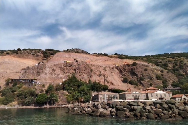 Assos'taki kaya ıslahı projesine y&uuml;r&uuml;tmeyi durdurma kararı