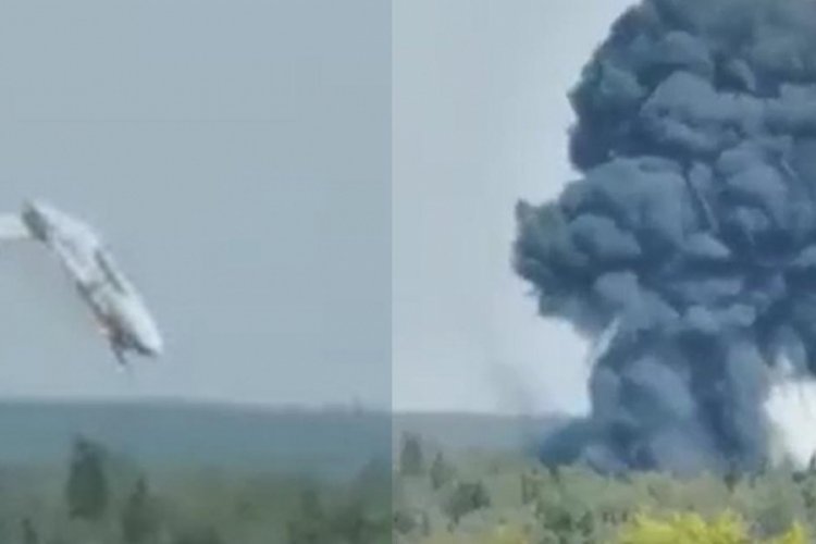 Rusya'da kargo u&ccedil;ağı d&uuml;şt&uuml;, m&uuml;rettebat &ouml;ld&uuml;