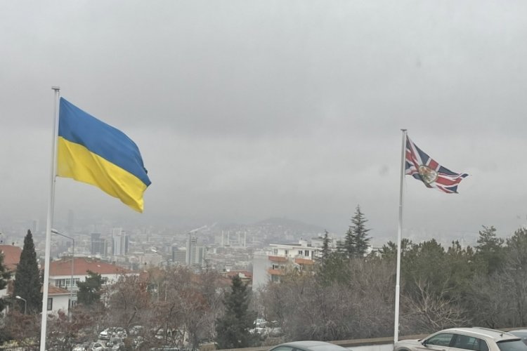 Birleşik Krallık Ankara B&uuml;y&uuml;kel&ccedil;iliği'nden bayraklı destek geldi!