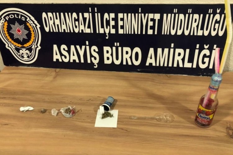 Bursa Orhangazi'de uyuşturucu kavgası ele verdi