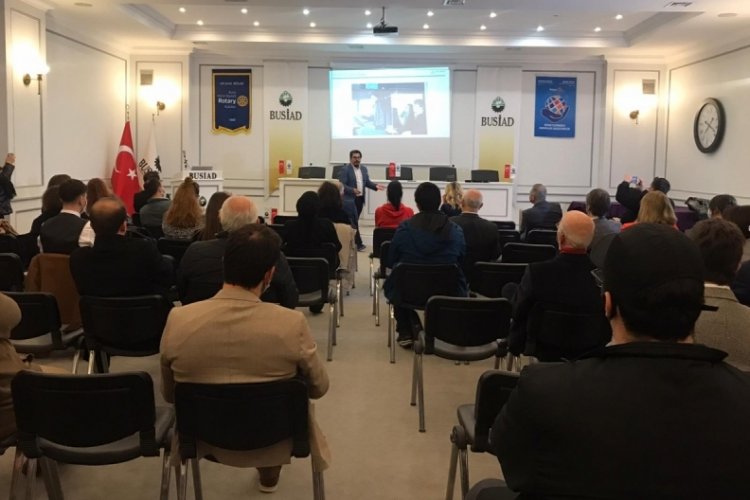 BUSİAD ve Yıldırım Bayezid Rotary Kulub&uuml; işbirliğinde eğitim r&uuml;zgarı&nbsp;