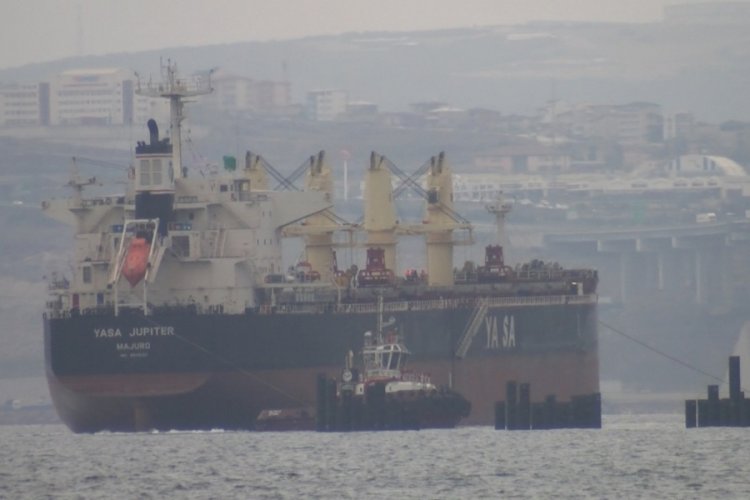 Odessa'da vurulan T&uuml;rk gemisi Yalova Limanı'nda