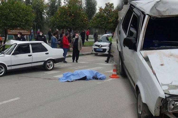 19 yaşındaki gen&ccedil;, karşıdan karşıya ge&ccedil;en adama &ccedil;arptı