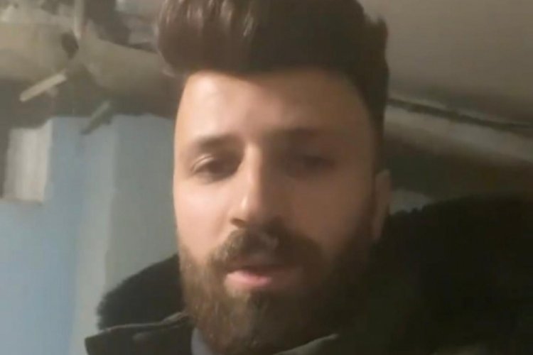 Gurbet&ccedil;i futbolcu, sığınakta mahsur kaldı
